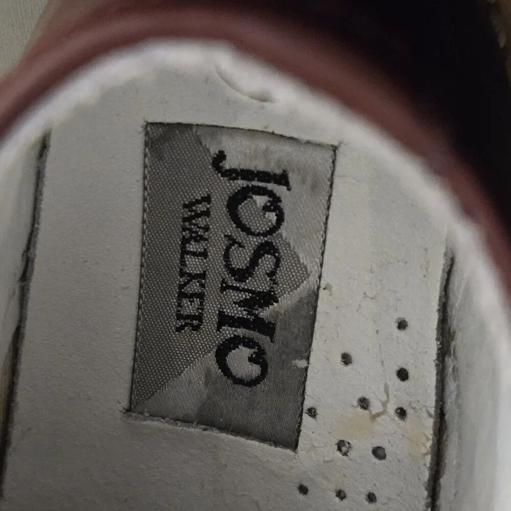 Josmo‎ Baby Unisex Walking Shoes First Walker, BURGUNDY Size 4c EUC